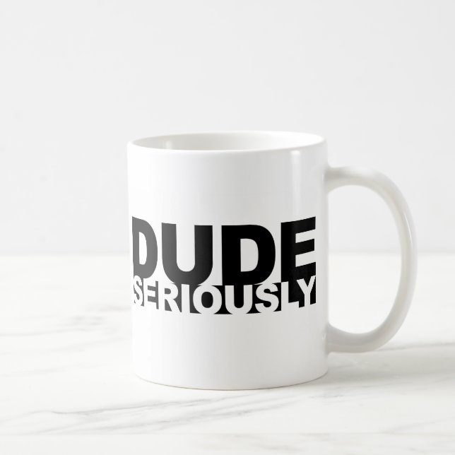Typ ernsthaft kaffeetasse (Rechts)