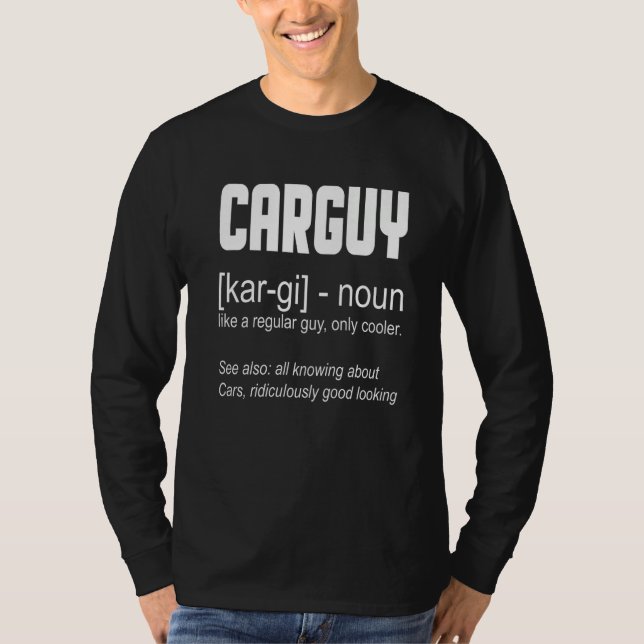 Typ für den Funny Car T-Shirt (Vorderseite)