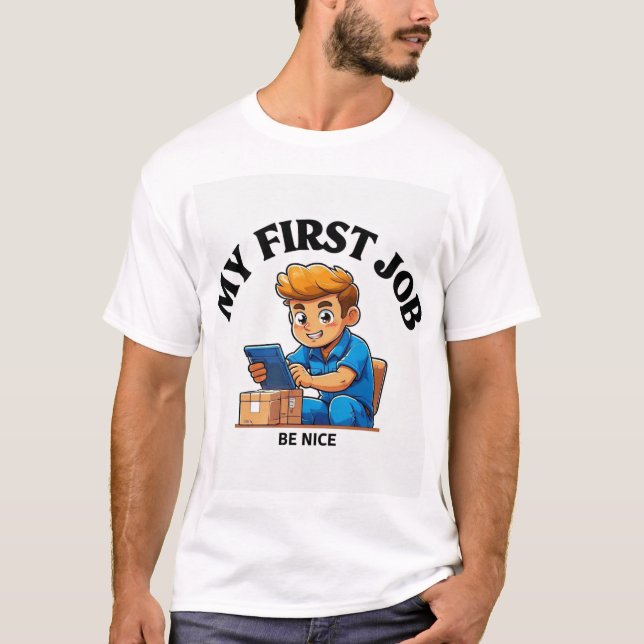 Typ für die erste Auftragsausgabe T-Shirt (Vorderseite)