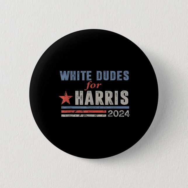 Typ für Harris Harris Waltz 2024 Wahl Kamala Button (Vorderseite)