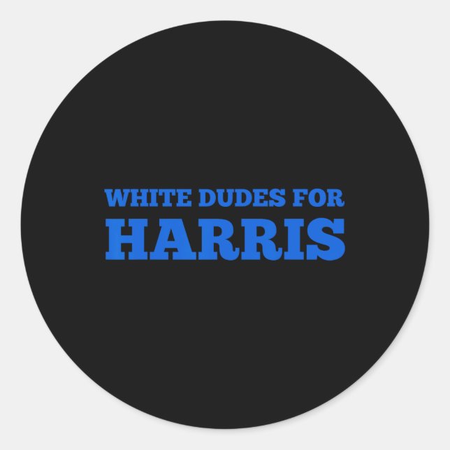 Typ für Harris Kamala Harris Wahlkampfteam 2024 Runder Aufkleber (Vorderseite)