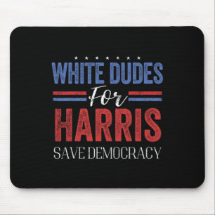 Typ für Harris Rettete Demokratie-Retro-Präsident Mousepad