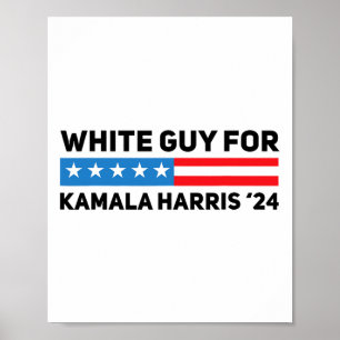 Typ für Kamala Harris 2024 Präsidentschaftswahl Poster
