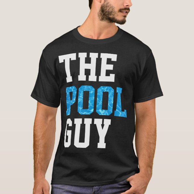 Typ für Schwimmbad Experte T-Shirt (Vorderseite)