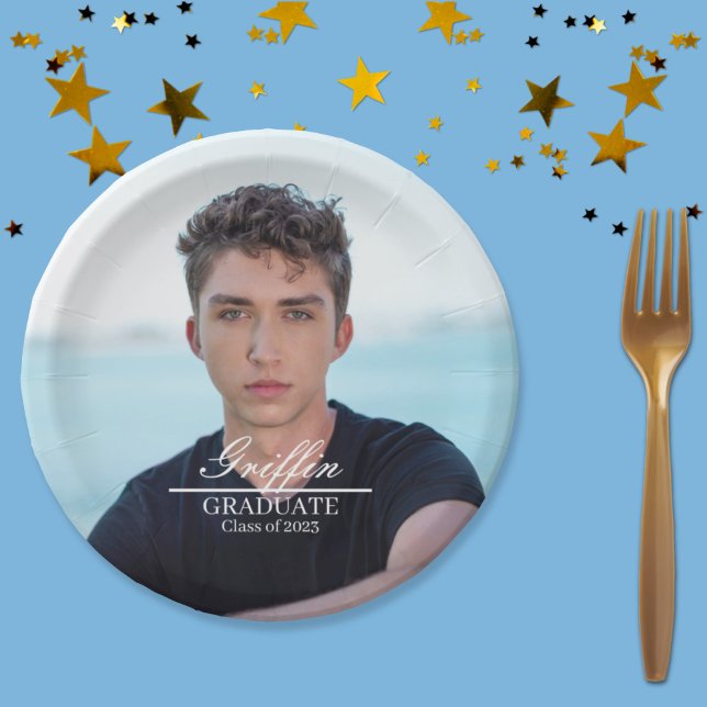 Typ Grad Modernes Graduiertenstudio Maßgeschneider Pappteller (Von Creator hochgeladen)