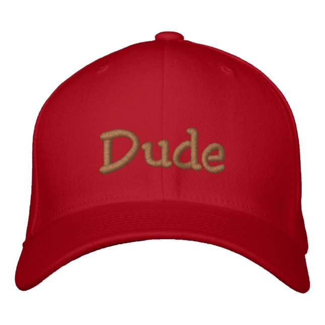 Typ-Hat Bestickte Baseballkappe (Vorderseite)