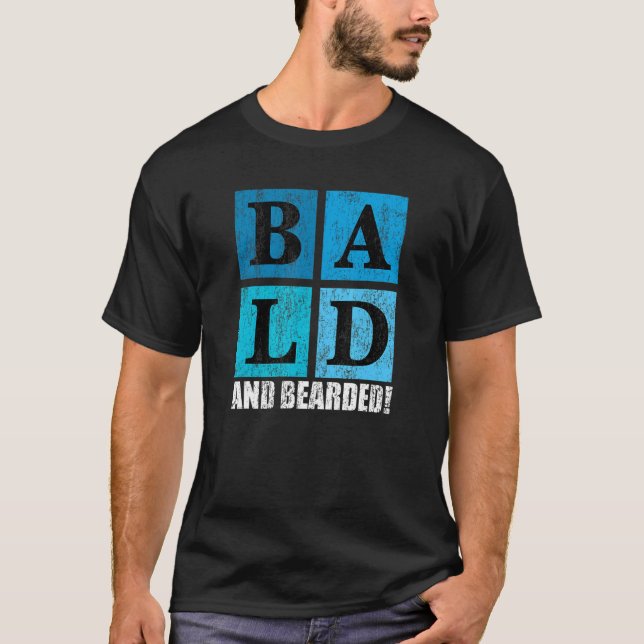 Typ mit Baldachin und Bartleute T-Shirt (Vorderseite)