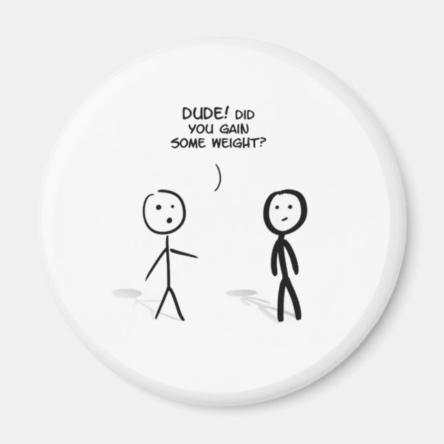 Typ mit Fettstift Magnet (Vorne)