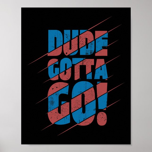 Typ muss gehen!  poster (Vorne)