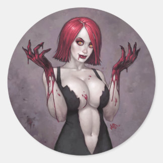 Typ OH! Runder Aufkleber