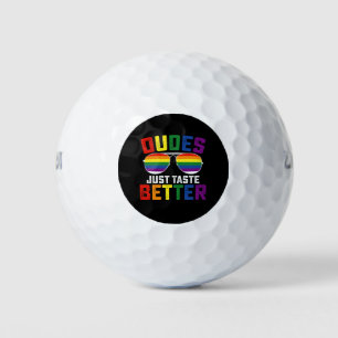 Typ probieren einfach besseren Gay LGBT Prix Golfball