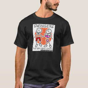 Typ-Spiel-Brunnen zusammen T-Shirt
