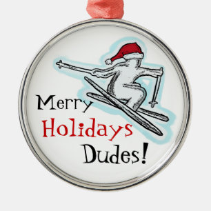 Typ von Merry Holidays! Ornament Aus Metall