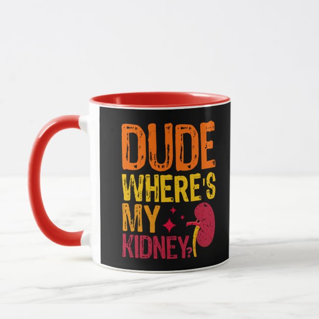 Typ Wo ist meine Nierentransplantation Cool Tasse (Links)