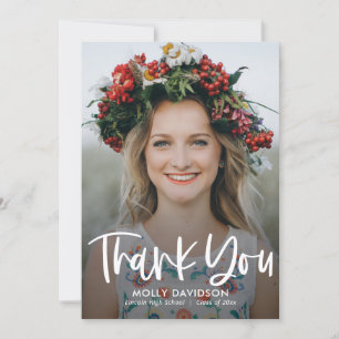 Type adorable Merci de graduation de couleur modif