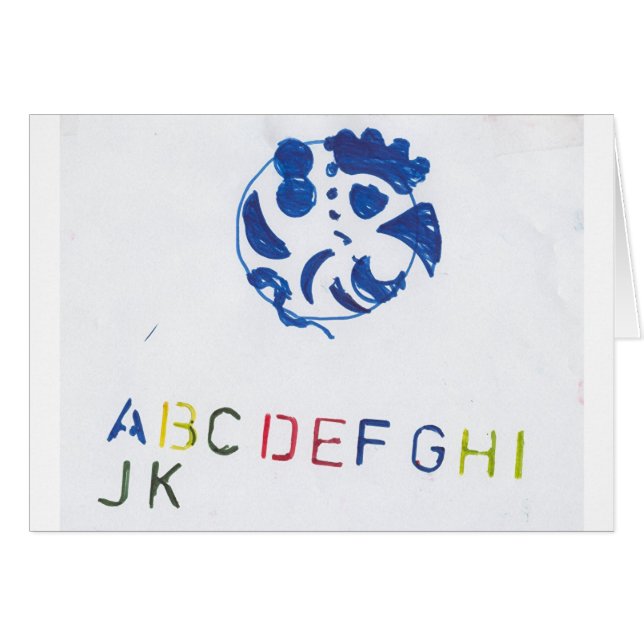 Type bleu heureux (Devant horizontal)