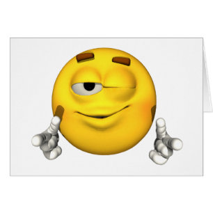Type d'émotion - carte de clin d'oeil