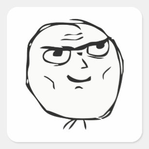 Type déterminé Meme - autocollants carrés