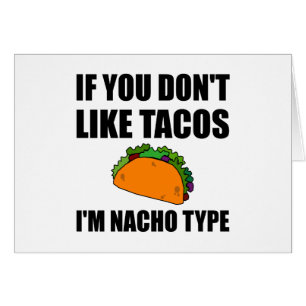 Type fan drôle de Nacho de tacos