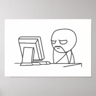 Type Meme - affiche d'ordinateur