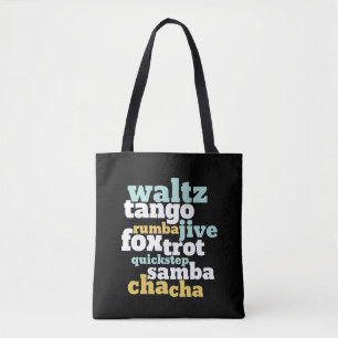 Type of Ballroom Dance Waltz Tango Foxtrot Samba Tasche