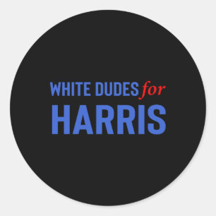 Typen für Kamala Harris 10 Runder Aufkleber