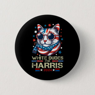 Typen für Kamala Harris Kinderlose Katze Lady für Button