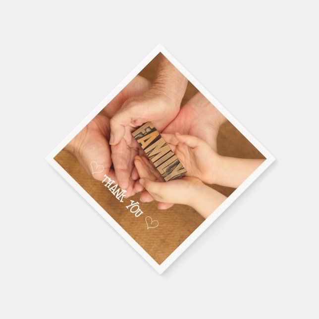 Typenfotografie des Fotos Serviette (Ecke)