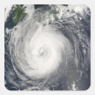 Typhoon Chaba Quadratischer Aufkleber