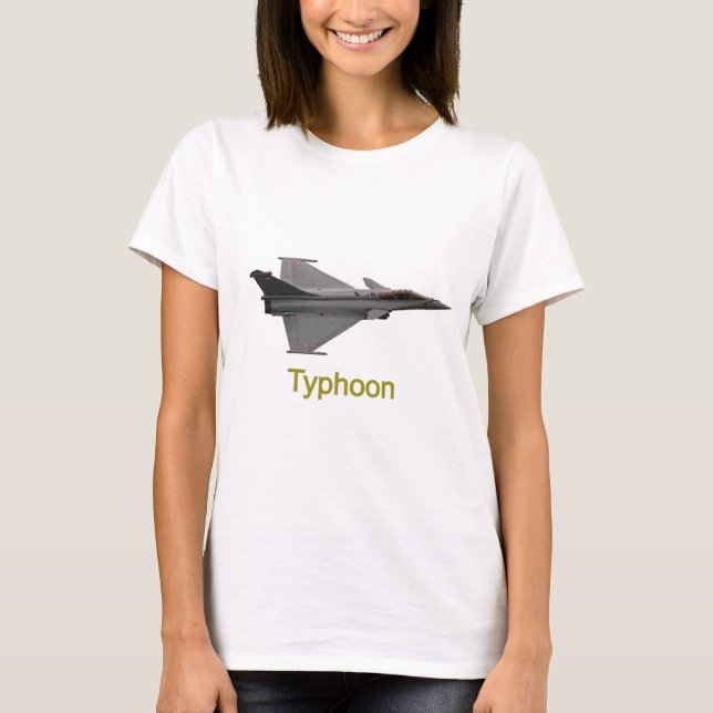 Typhoon Fighter Airplane T-Shirt (Vorderseite)