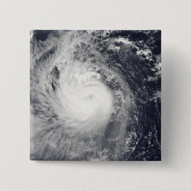 Typhoon Mirinae in Richtung Westen Button (Vorderseite)