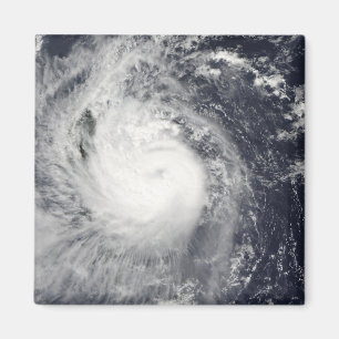 Typhoon Mirinae in Richtung Westen Magnet