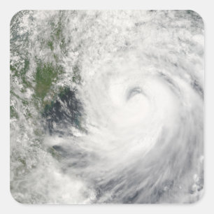 Typhoon Prapiroon Quadratischer Aufkleber
