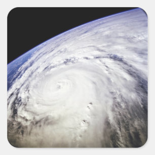 Typhoon Saomai Quadratischer Aufkleber