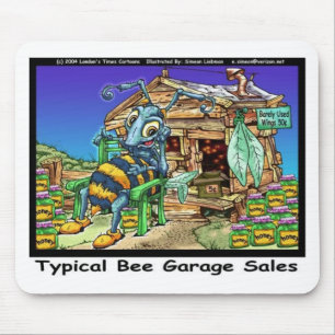 Typische Bienengarage Verkauf Funny Gifts & T-Shir Mousepad