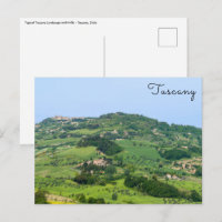 Typische toskanische Landschaft mit Hügeln - Itali
