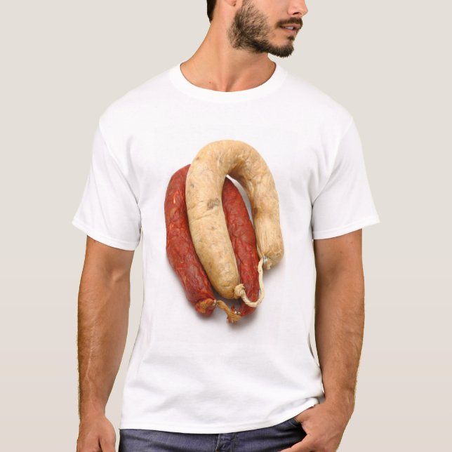 Typische Würste des Portugiesen T-Shirt (Vorderseite)