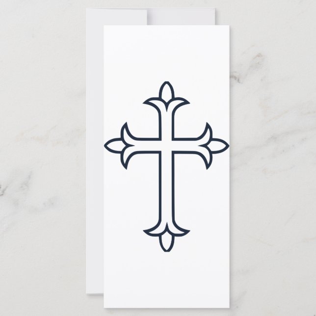 Typisches Christliches Kreuz (Vorderseite)