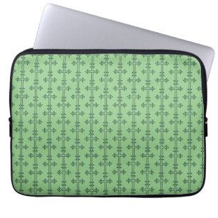 Typisches Christliches Kreuz Laptopschutzhülle