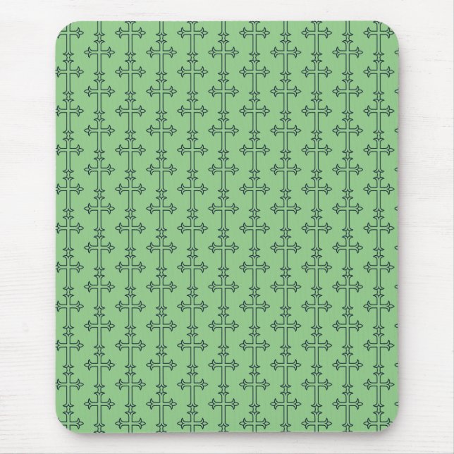 Typisches Christliches Kreuz Mousepad (Vorne)