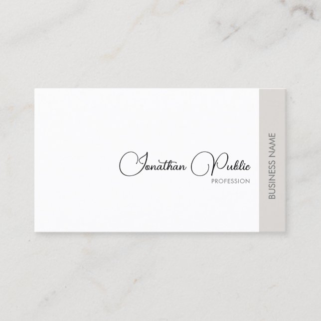 Typisches Logo für Unternehmen Visitenkarte (Vorderseite)