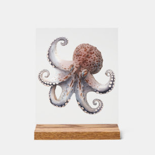 Typisches Octopus Desk-Zeichen Acrylschild