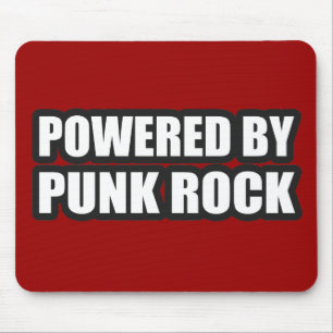 Typmädchen ANGETRIEBEN DURCH PUNKfelsen-Musik Mousepad