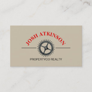 Typo-Logo Minimalistische benutzerdefinierte Vorla Visitenkarte