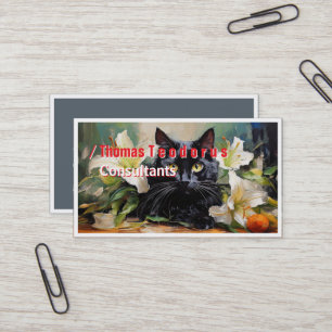 Typo und grau visitenkarte