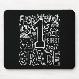 Typografie 1. Klasse Team Schüler Lehrer Mousepad