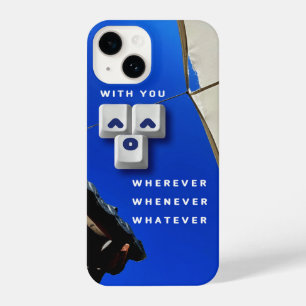 typografie_1_with you_1 iPhone case 14 Hülle