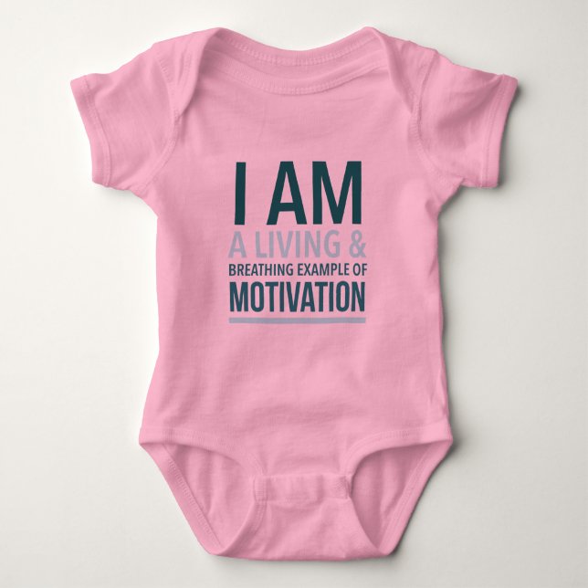 Typografie-Baby-Bodysuit Baby Strampler (Vorderseite)