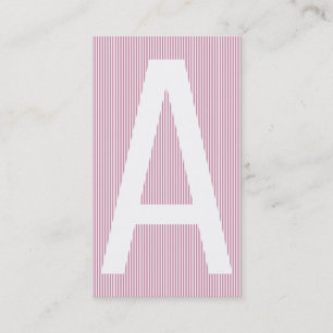 Typografie basiert visitenkarte