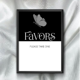 Typografie Butterfly-Gefälligkeiten nehmen Sie bit Poster